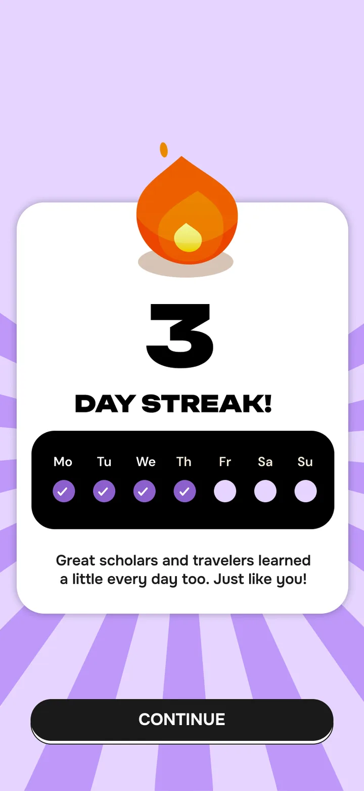 The reason you will come back tomorrow