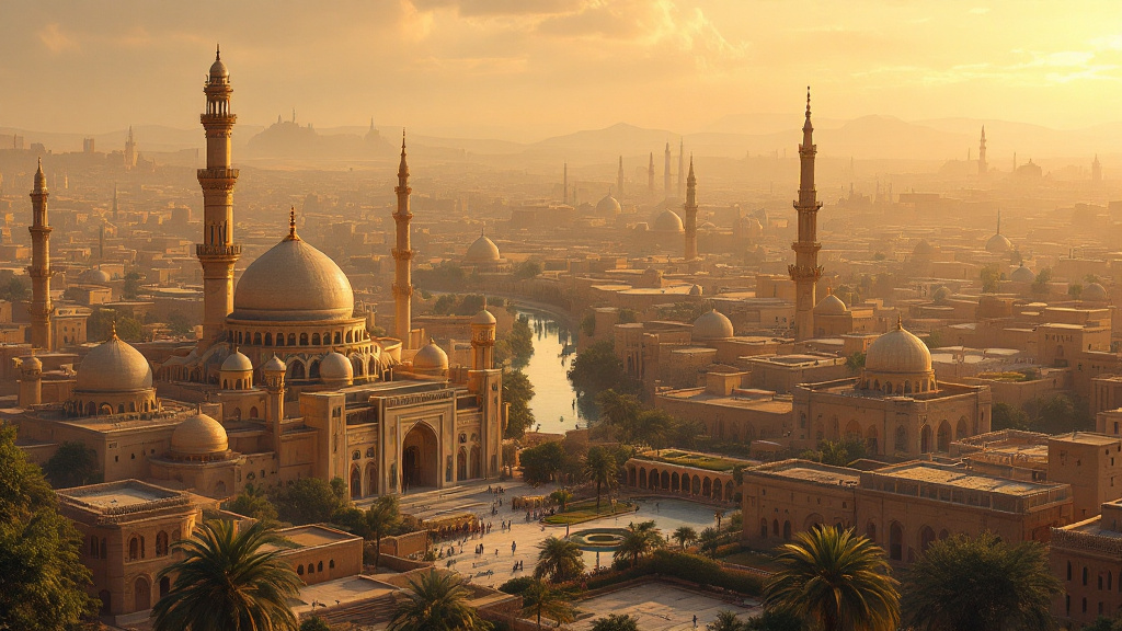 Baghdad at the height of the Islamic Golden Age